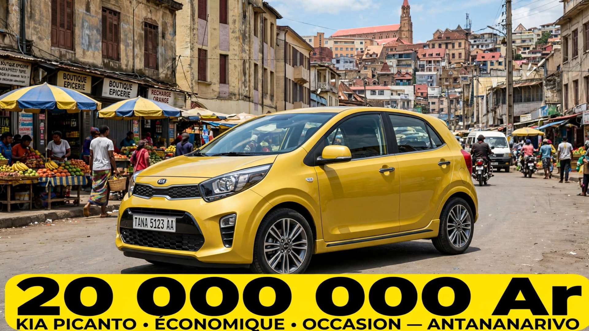 Kia Picanto jaune
