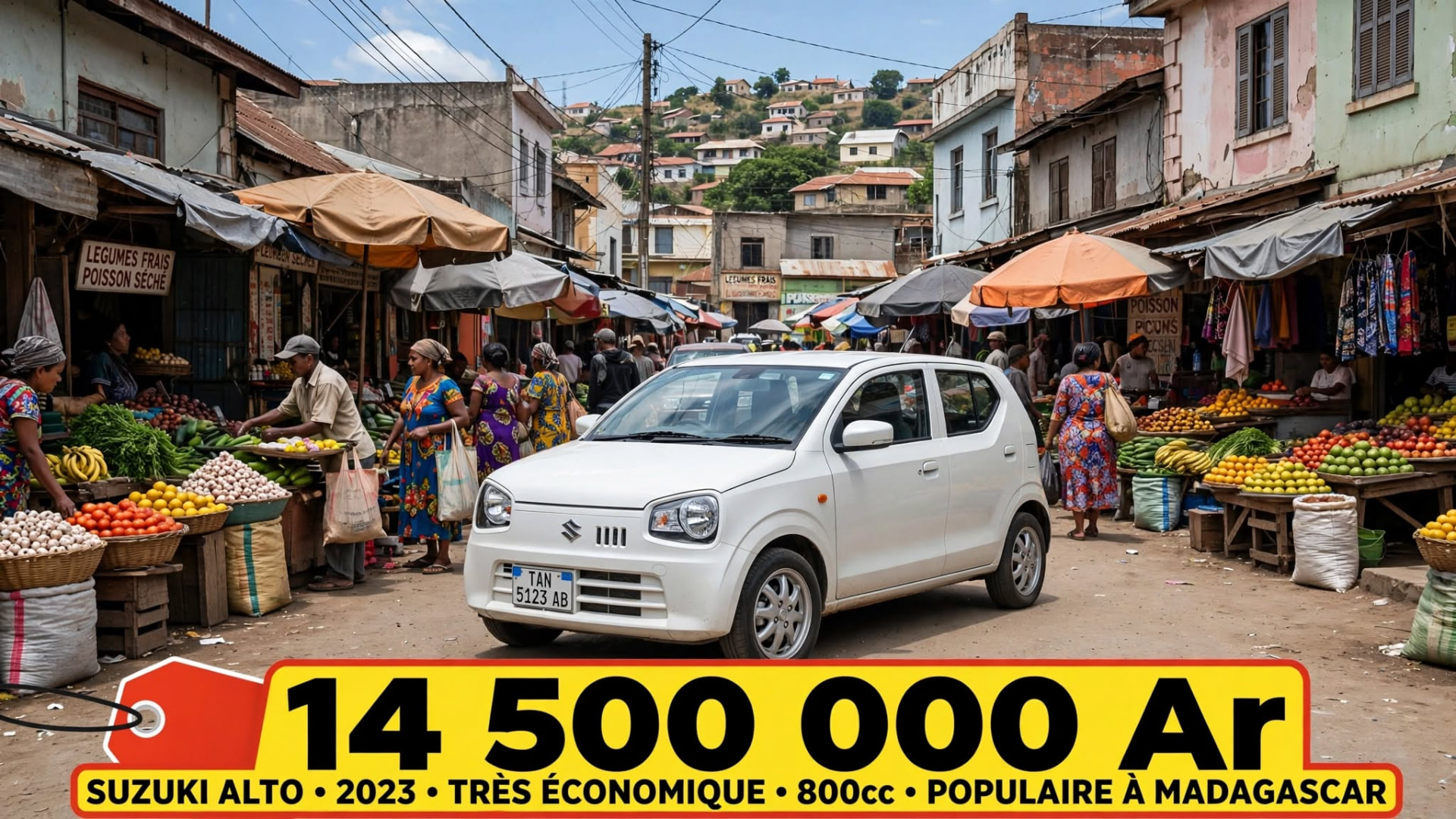 Suzuki Alto blanche