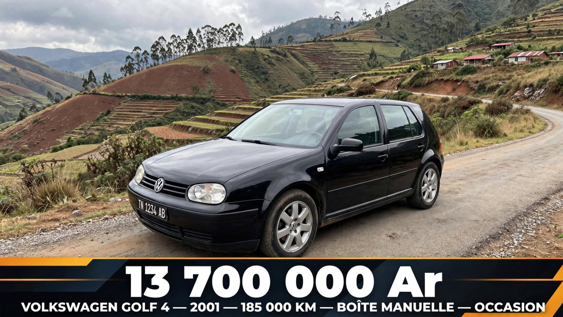 Volkswagen Golf 4 noire